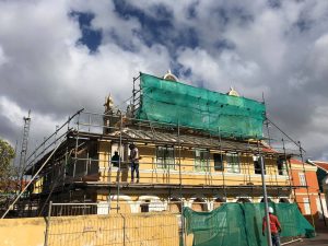 Sebastopol in its scaffolding